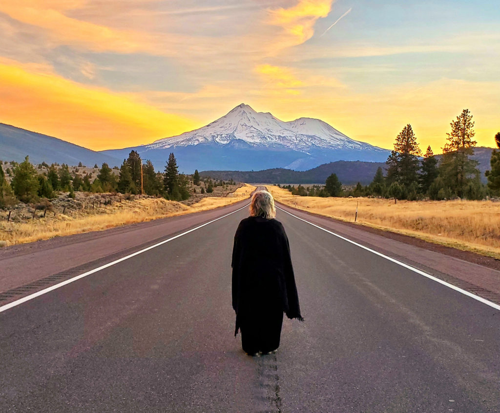 Jeanne at Mt. Shasta