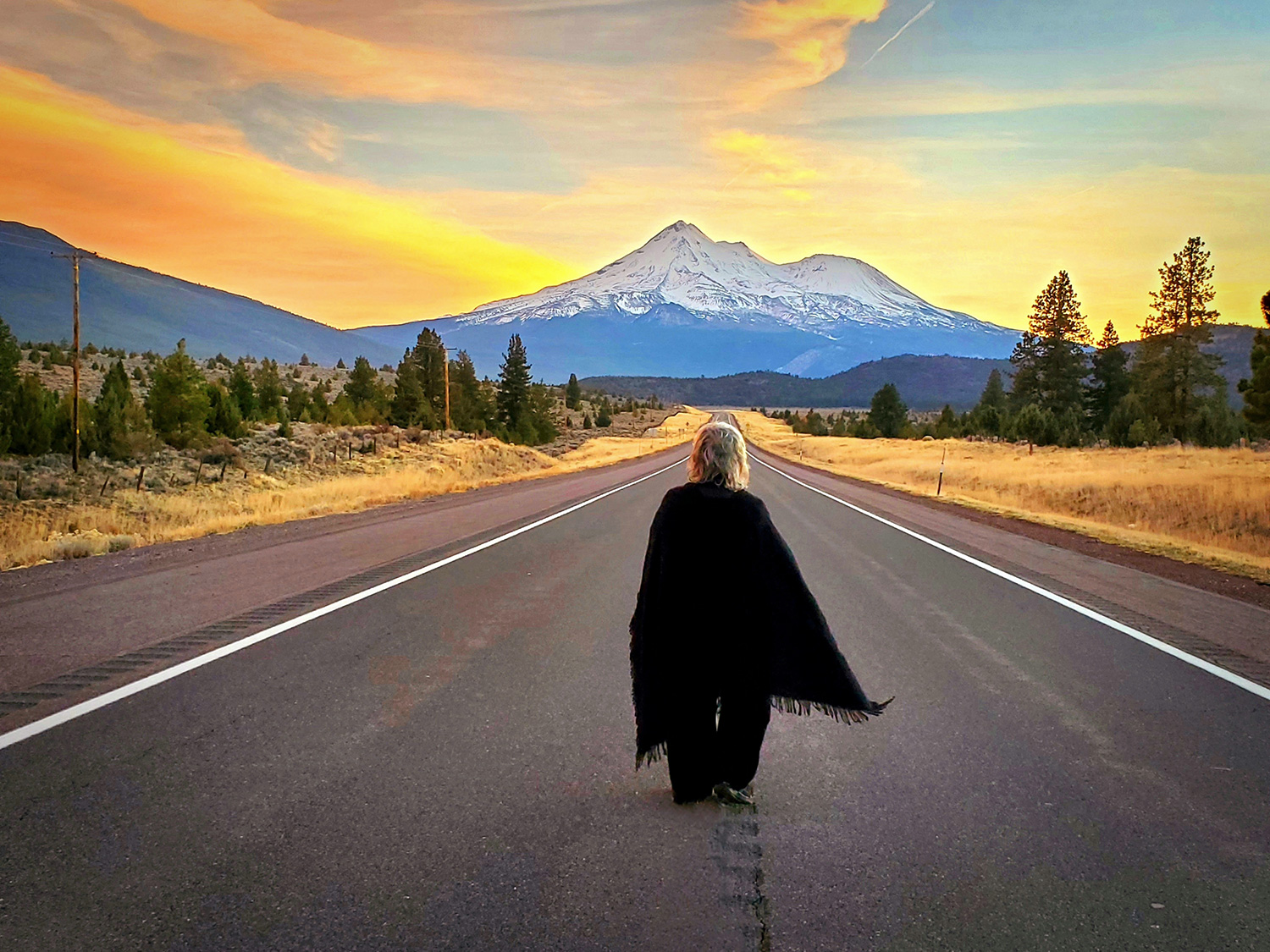 Jeanne at Mt. Shasta